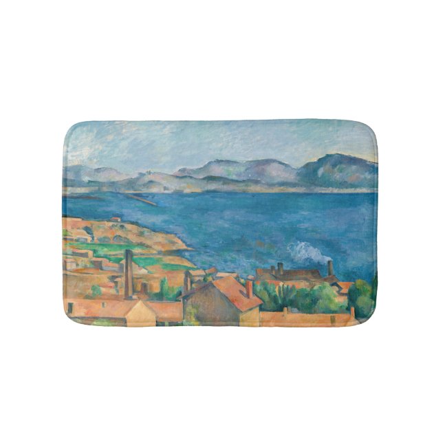 Paul Cezanne - Marseillebukten, Seen från Estaque Badrumsmatta (Framsidan)