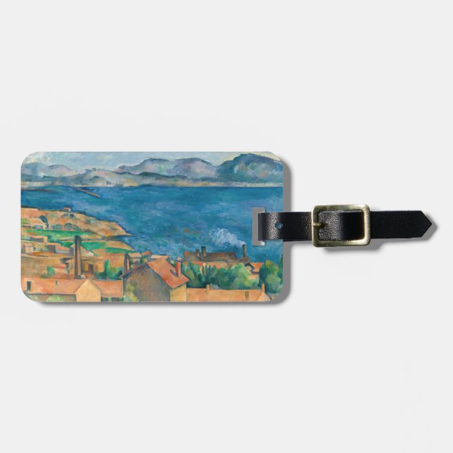 Paul Cezanne - Marseillebukten, Seen från Estaque Bagagebricka (Horisontell Framsida)