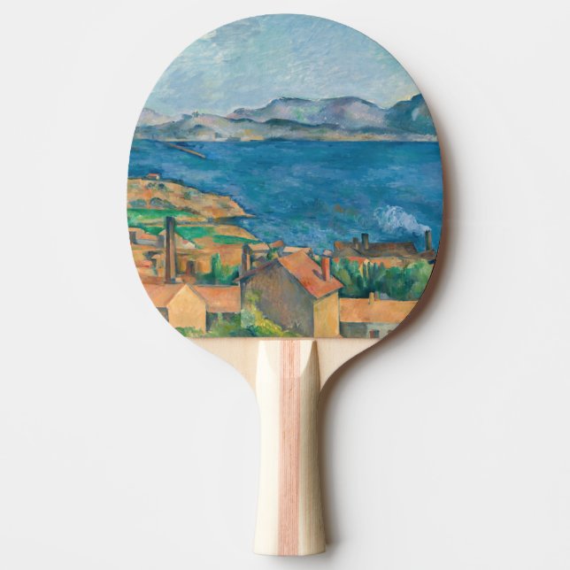 Paul Cezanne - Marseillebukten, Seen från Estaque Pingisracket (Framsidan)