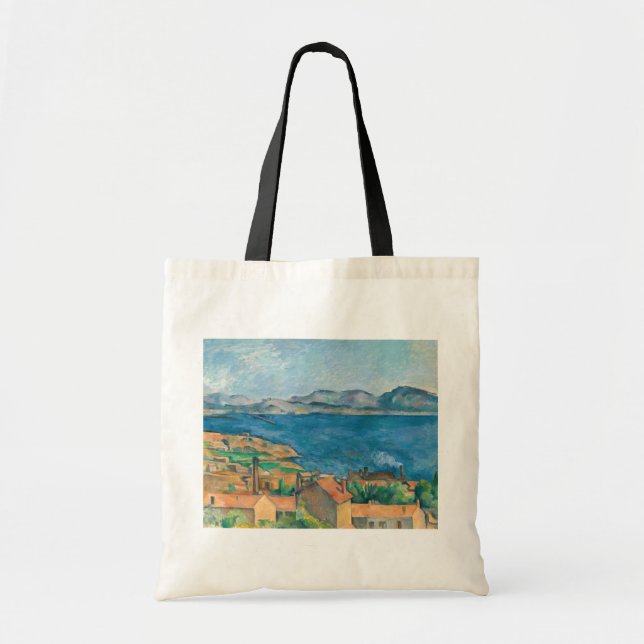 Paul Cezanne - Marseillebukten, Seen från Estaque Tygkasse (Framsidan)