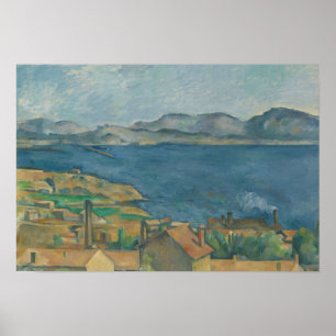 Paul Cezanne - Marseillesbukten Poster