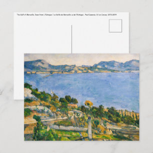 Paul Cezanne - Marseillesbukten sedd från Estaque Vykort