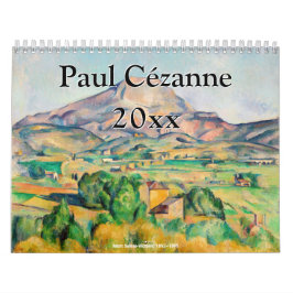 Paul Cezanne Masterbitar Selection Kalender