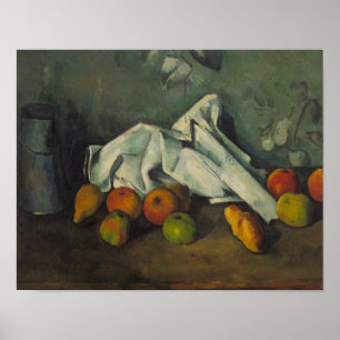Paul Cezanne - Mjölk Can and Apples Poster