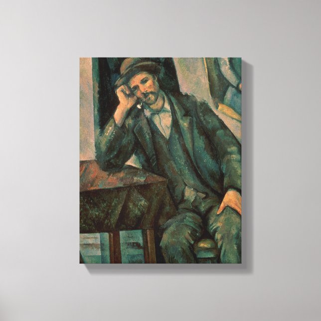 Paul Cezanne | Mökning av rök i ett rör Canvastryck (Framsida)