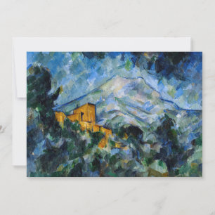 Paul Cezanne - Mont Saint-Victoire & Chateau Noir Inbjudningar