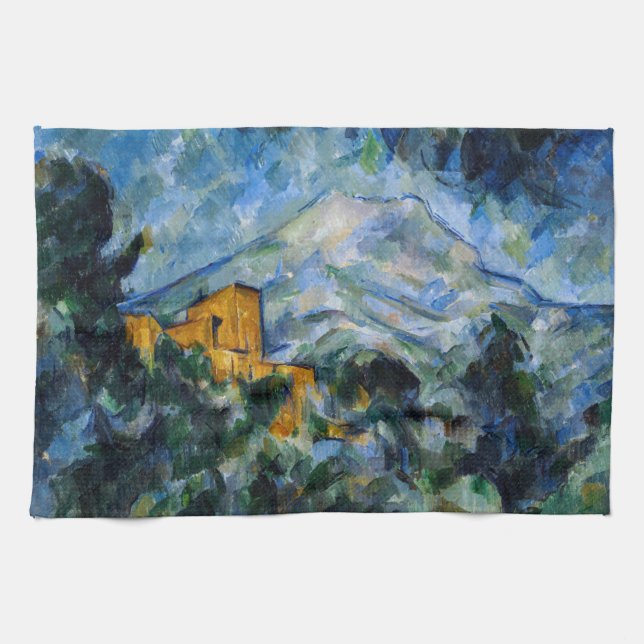 Paul Cezanne - Mont Saint-Victoire & Chateau Noir Kökshandduk (Horisontell)