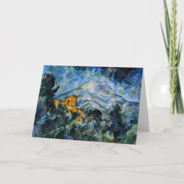 Paul Cezanne - Mont Saint-Victoire & Chateau Noir Kort (Framsida)