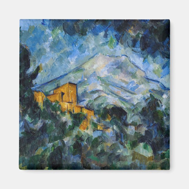Paul Cezanne - Mont Saint-Victoire & Chateau Noir Magnet (Framsidan)