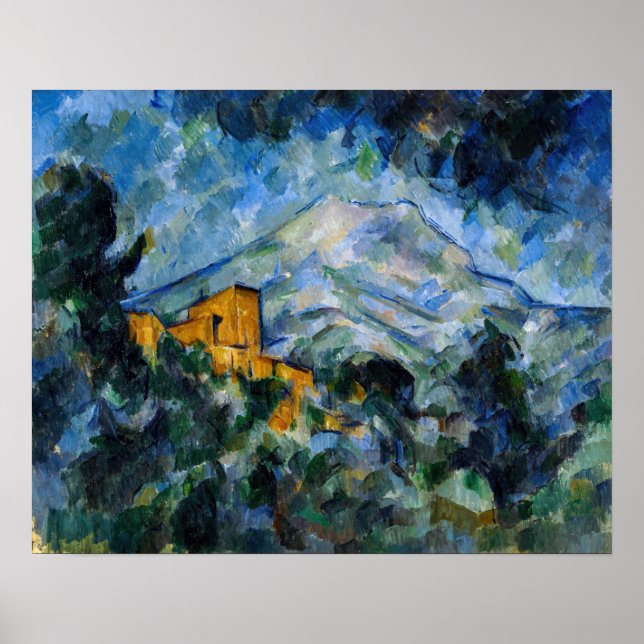 Paul Cezanne - Mont Saint-Victoire & Chateau Noir Poster (Framsidan)