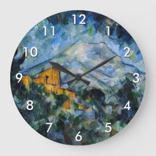 Paul Cezanne - Mont Saint-Victoire & Chateau Noir Stor Klocka