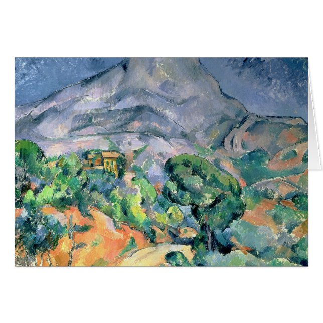 Paul Cezanne | Mont Sainte-Victoire, 1900 Hälsningskort (Framsidan Horizontal)