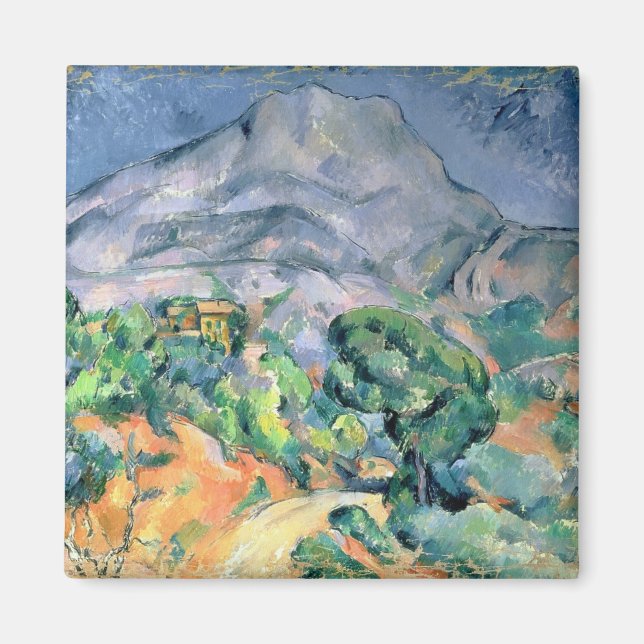 Paul Cezanne | Mont Sainte-Victoire 1900 Magnet (Framsidan)