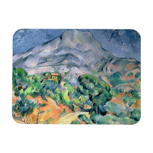 Paul Cezanne | Mont Sainte-Victoire 1900 Magnet (Horisontell)