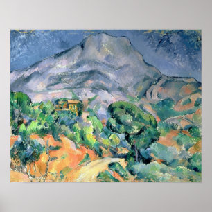 Paul Cezanne Mont Sainte-Victoire, 1900 Poster