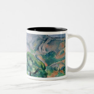 Paul Cezanne Mont Sainte-Victoire, 1900 Två-Tonad Mugg