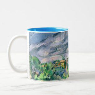 Paul Cezanne Mont Sainte-Victoire, 1900 Två-Tonad Mugg
