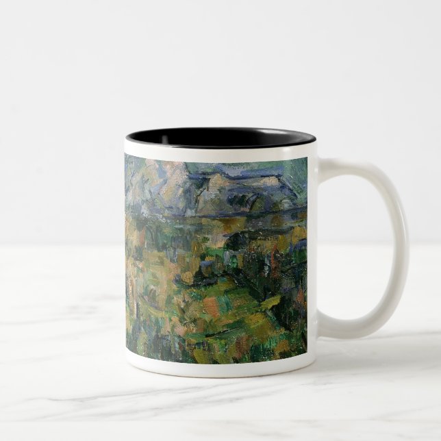 Paul Cezanne | Mont Sainte-Victoire, 1904-05 Två-Tonad Mugg (Höger)