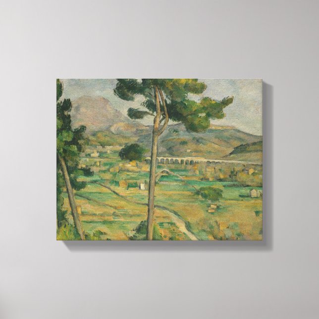 Paul Cezanne - Mont Sainte-Victoire Canvastryck (Framsida)