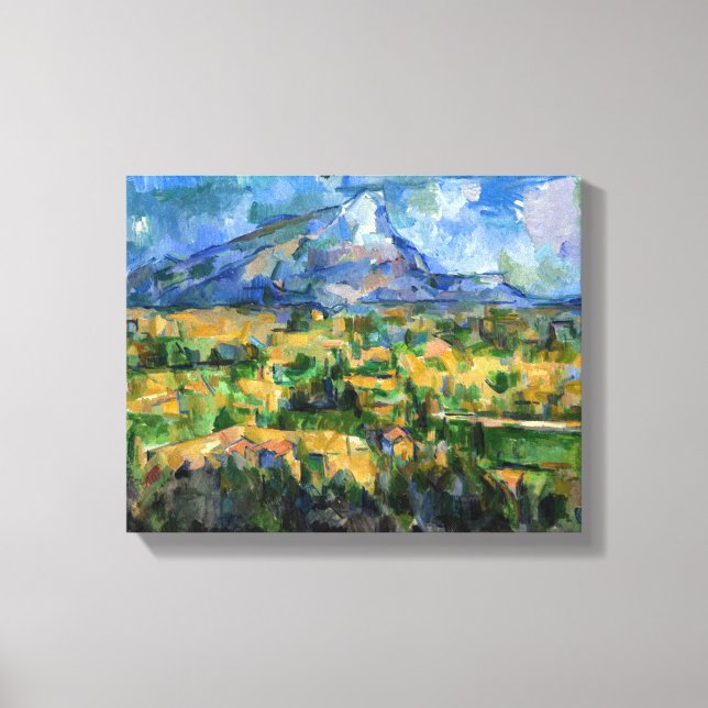 Paul Cezanne - Mont Sainte-Victoire Canvastryck (Framsida)