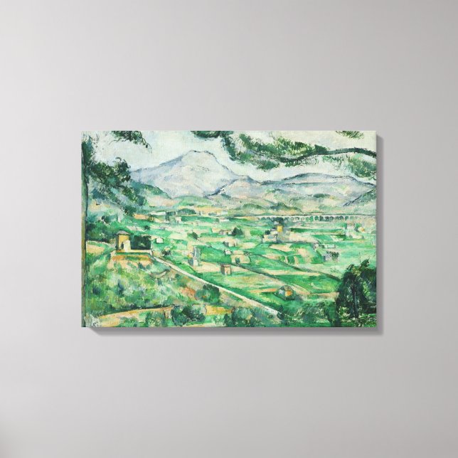 Paul Cezanne - Mont Sainte-Victoire Canvastryck (Framsida)