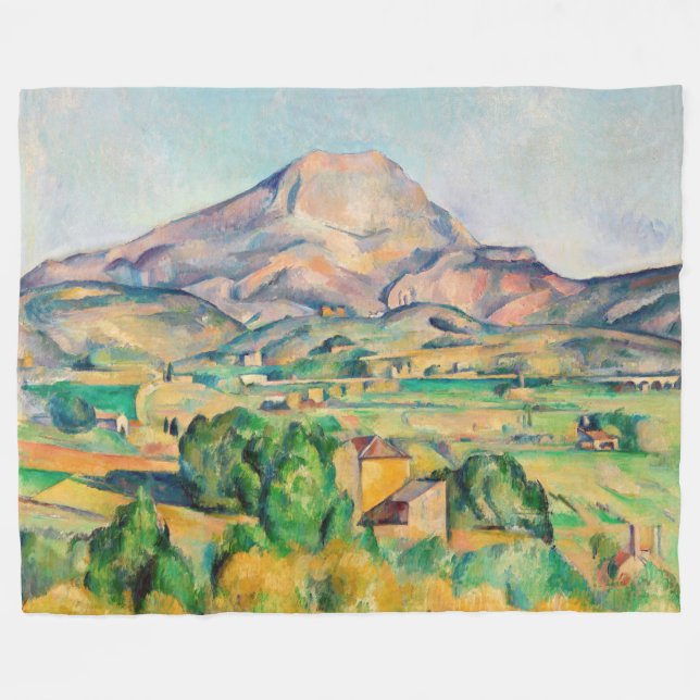 Paul Cezanne - Mont Sainte-Victoire Fleecefilt (Framsidan (Horisontell))