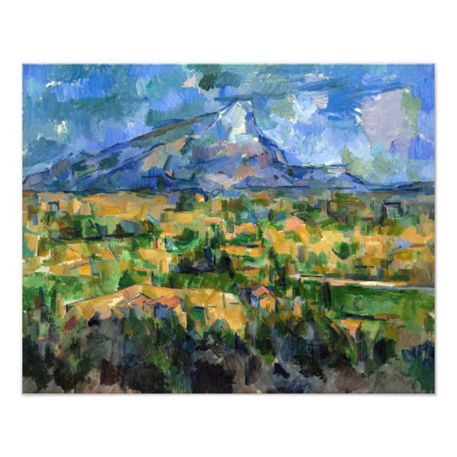 Paul Cezanne - Mont Sainte-Victoire Fototryck (Framsidan)