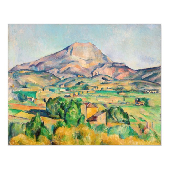 Paul Cezanne - Mont Sainte-Victoire Fototryck (Framsidan)