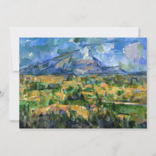 Paul Cezanne - Mont Sainte-Victoire Inbjudningar