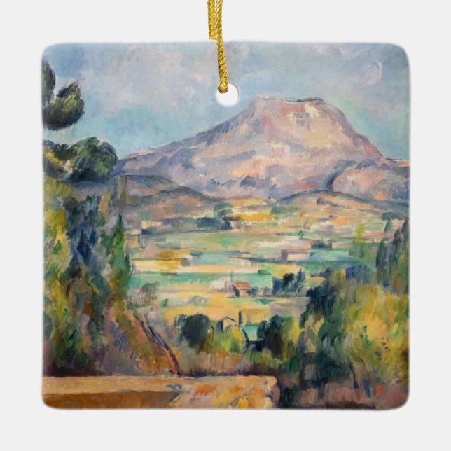 Paul Cezanne - Mont Sainte-Victoire Julgransprydnad Keramik (Framsida)