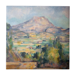 Paul Cezanne - Mont Sainte-Victoire Kakelplatta