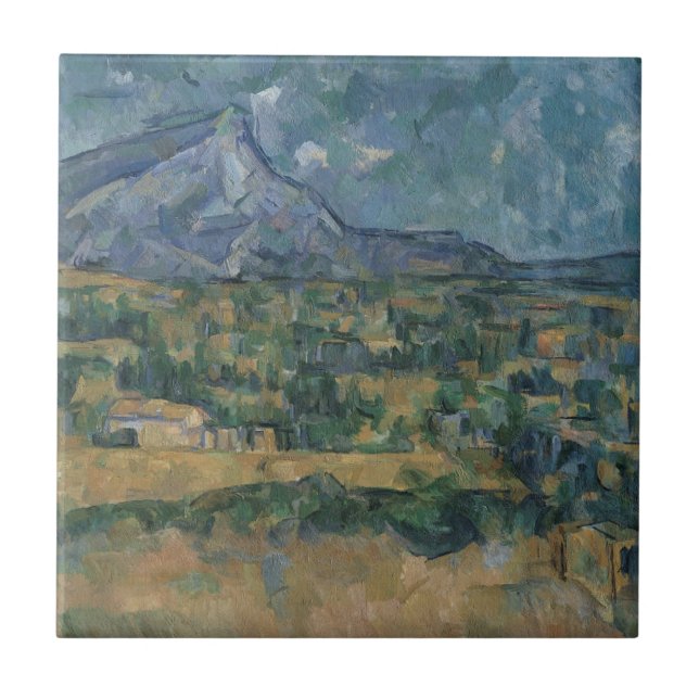 Paul Cezanne | Mont Sainte-Victoire Kakelplatta (Framsidan)