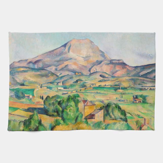 Paul Cezanne - Mont Sainte-Victoire Kökshandduk (Horisontell)