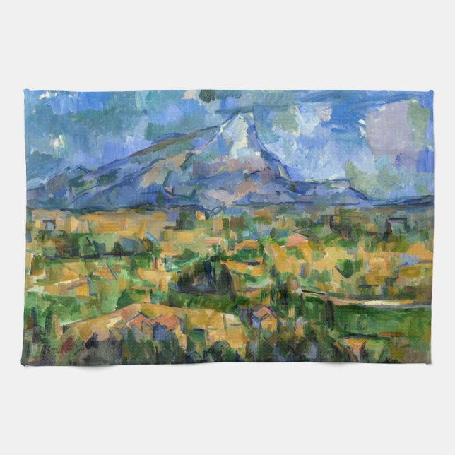 Paul Cezanne - Mont Sainte-Victoire Kökshandduk (Horisontell)