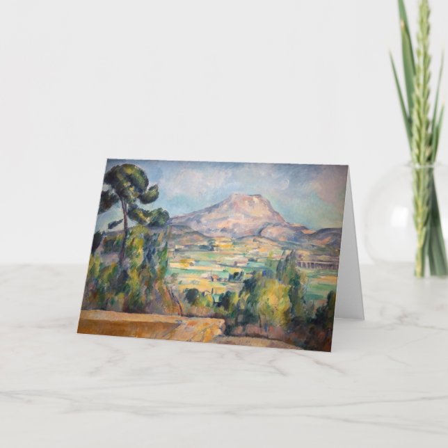 Paul Cezanne - Mont Sainte-Victoire Kort (Framsida)
