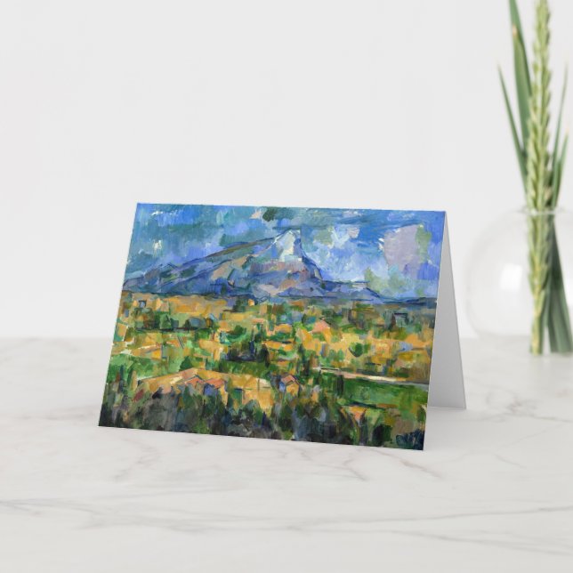 Paul Cezanne - Mont Sainte-Victoire Kort (Framsida)