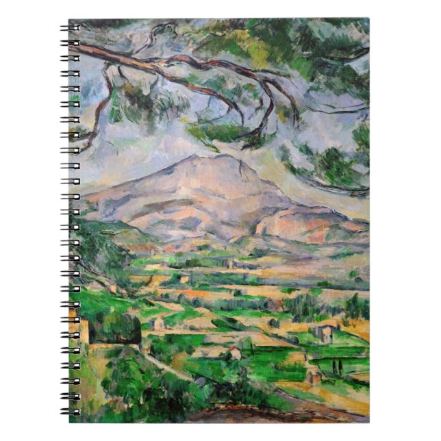 Paul Cezanne - Mont Sainte-Victoire och Large Gräs Anteckningsbok (Framsidan)