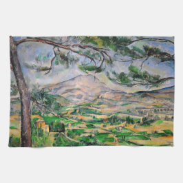 Paul Cezanne - Mont Sainte-Victoire och Large Gräs Kökshandduk