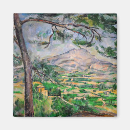 Paul Cezanne - Mont Sainte-Victoire och Large Gräs Magnet