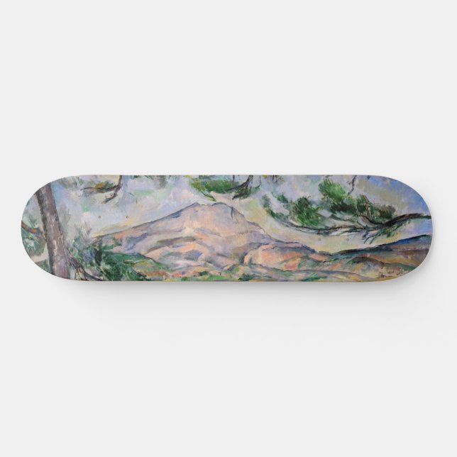 Paul Cezanne - Mont Sainte-Victoire och Large Gräs Mini Skateboard Bräda 18,5 Cm (Horz)