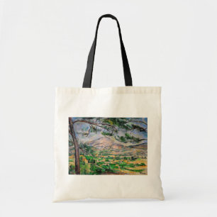Paul Cezanne - Mont Sainte-Victoire och Large Gräs Tygkasse