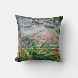 Paul Cezanne - Mont Sainte-Victoire och stor tall Kudde