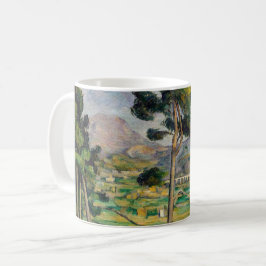 Paul Cezanne - Mont Sainte-Victoire och Viaduct Kaffemugg
