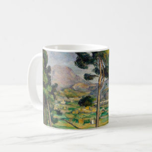 Paul Cezanne - Mont Sainte-Victoire och Viaduct Kaffemugg