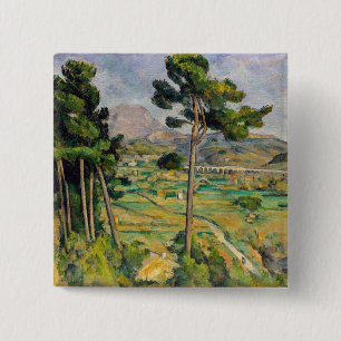 Paul Cezanne - Mont Sainte-Victoire och Viaduct Knapp