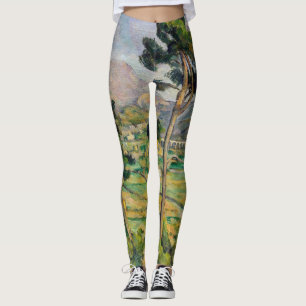 Paul Cezanne - Mont Sainte-Victoire och Viaduct Leggings