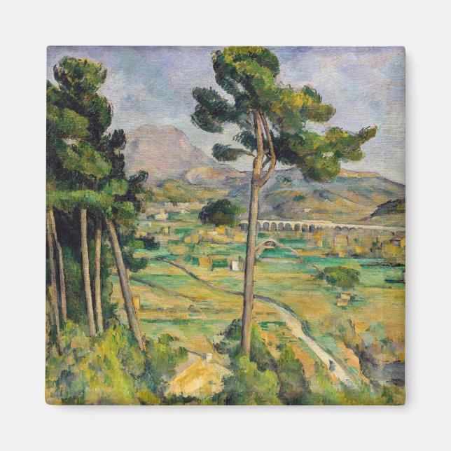 Paul Cezanne - Mont Sainte-Victoire och Viaduct Magnet (Framsidan)