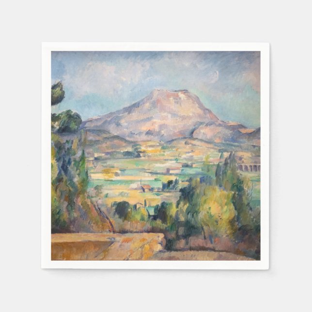 Paul Cezanne - Mont Sainte-Victoire Pappersservett (Framsidan)