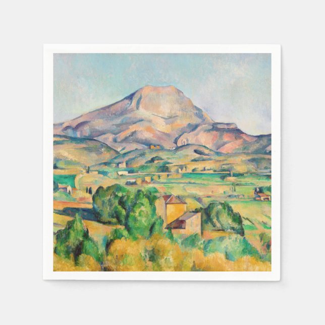 Paul Cezanne - Mont Sainte-Victoire Pappersservett (Framsidan)