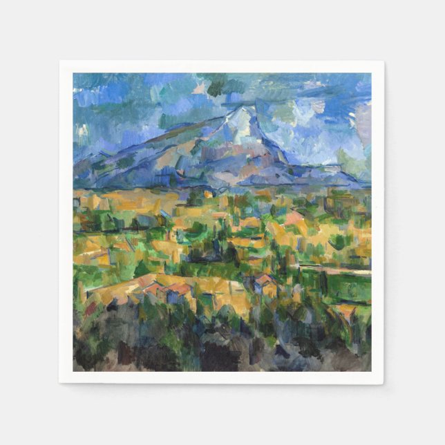 Paul Cezanne - Mont Sainte-Victoire Pappersservett (Framsidan)